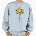 Pittsburgh Baseball Yellow Flower Sweatshirt - Fun Novelty Design Unisex - T-Shirt, Sweatshirt, Hoodie