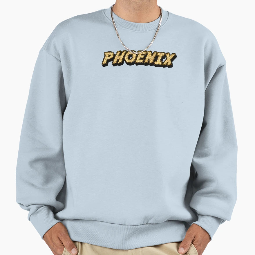 Phoenix Personalized Name Funny Sweatshirt - Custom Art Print for Adults - T-Shirt, Sweatshirt, Hoodie