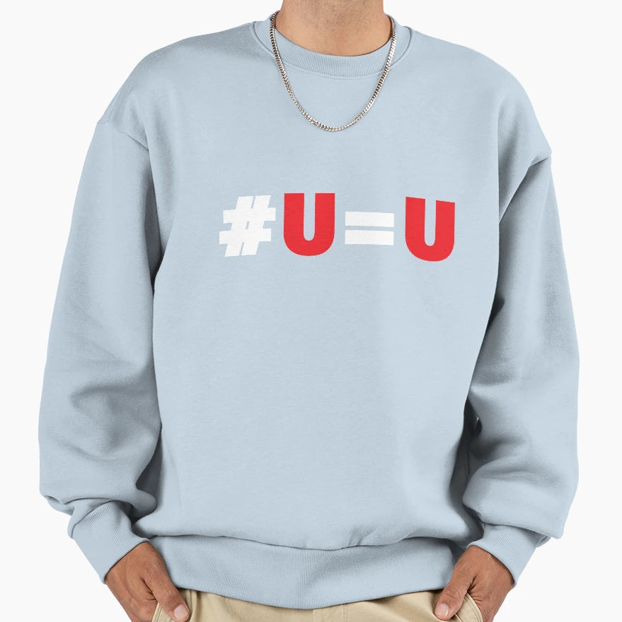 Uequalsu 01 Sweatshirt - Unique Graphic for Adults - T-Shirt, Sweatshirt, Hoodie