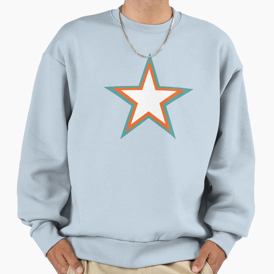 Stars Sweatshirt - Casual Everyday Wear Men Women - T-Shirt, Sweatshirt, Hoodie
