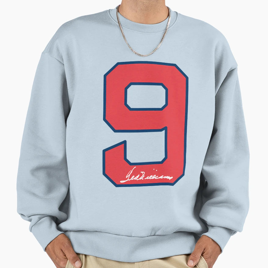 Ted Williams 9 Sweatshirt - Casual Everyday Wear for Adults - T-Shirt, Sweatshirt, Hoodie