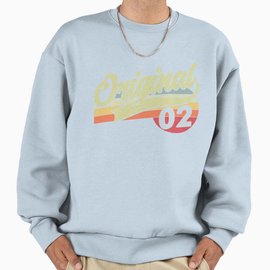 Copy 2002 Original 23 Year Old Sweatshirt - Minimalist Print for Adults - T-Shirt, Sweatshirt, Hoodie