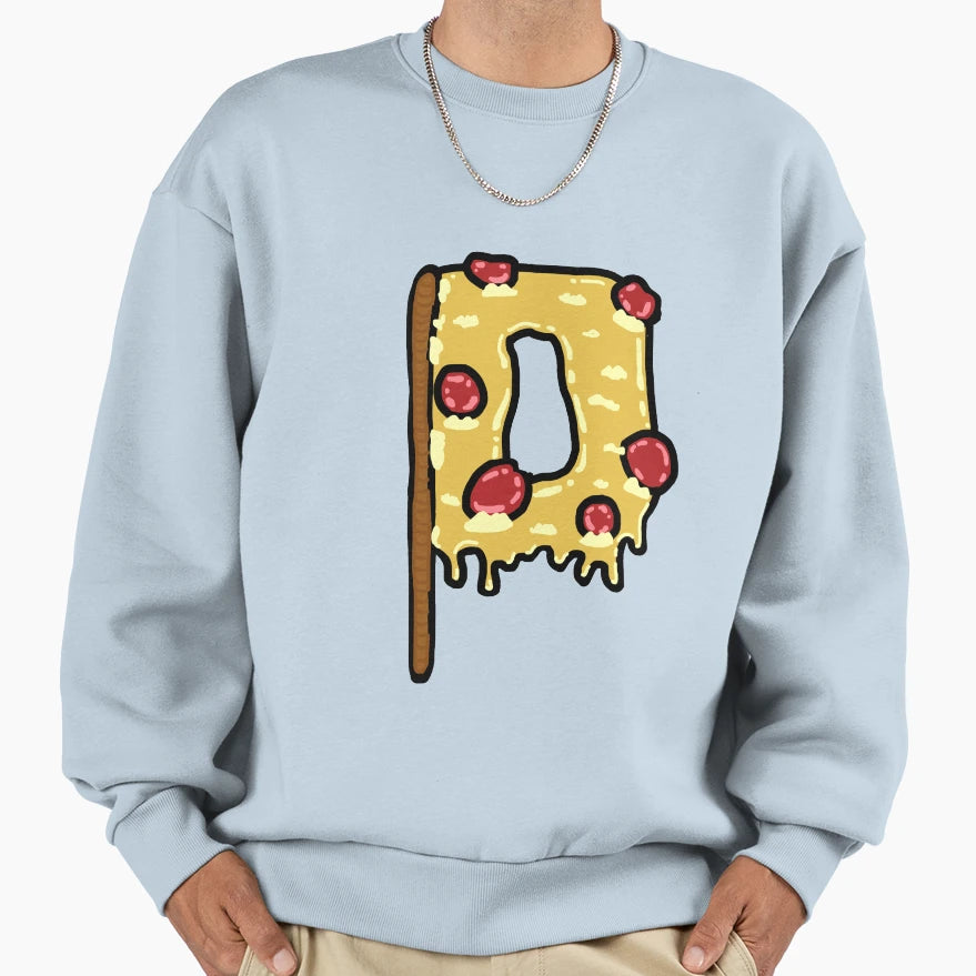 P Pizza Sweatshirt - Custom Art Print Men Women - T-Shirt, Sweatshirt, Hoodie
