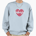 I Love Washington Baseball Bat Heart Sweatshirt - Trendy Graphic Unisex - T-Shirt, Sweatshirt, Hoodie