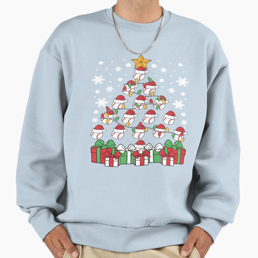 Funny Baseball Tree Sweatshirt - Trendy Graphic Men Women - T-Shirt, Sweatshirt, Hoodie