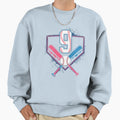9Th Birthday Baseball Home Plate Sweatshirt - Streetwear Style for Adults - T-Shirt, Sweatshirt, Hoodie