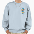 Lion Playing Baseball Sweatshirt - Minimalist Print for Adults - T-Shirt, Sweatshirt, Hoodie