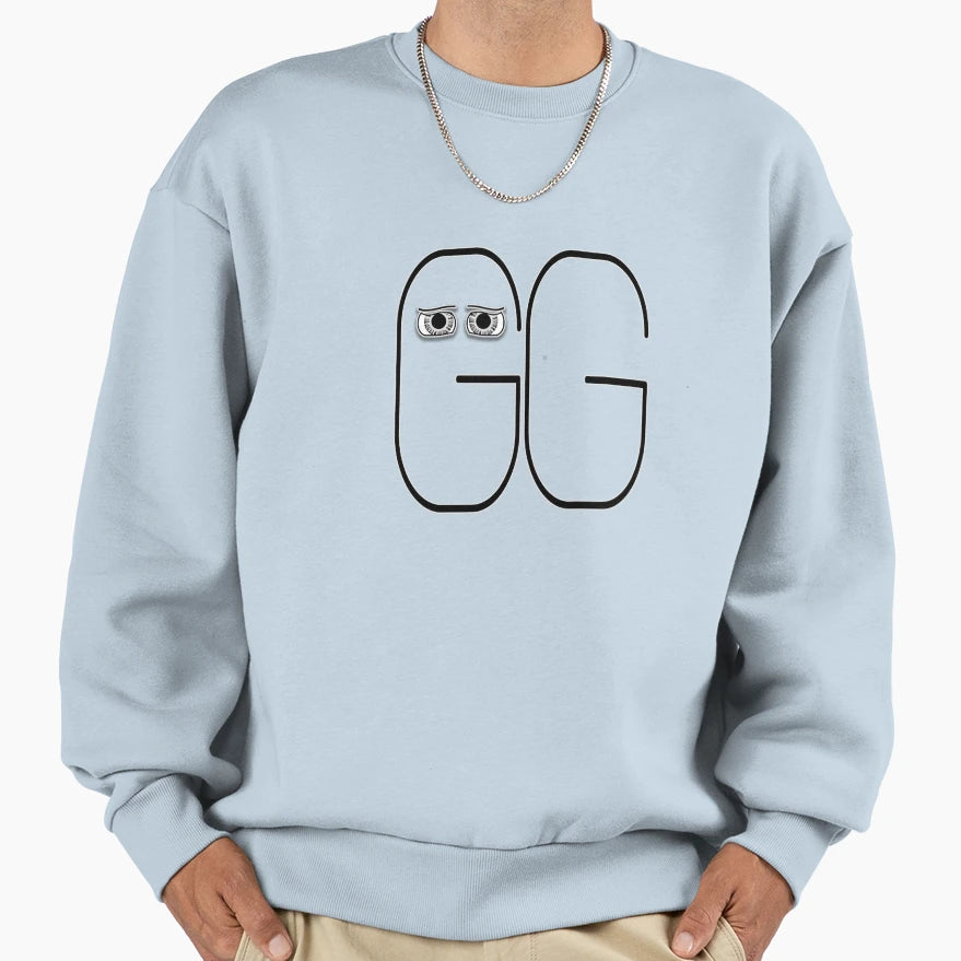 Signature Gg Cartoon Eye Sweatshirt - Streetwear Style for Adults - T-Shirt, Sweatshirt, Hoodie