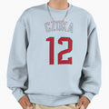 Baseball Czoka Number 12 Black Alt Sweatshirt - Minimalist Print Unisex - T-Shirt, Sweatshirt, Hoodie