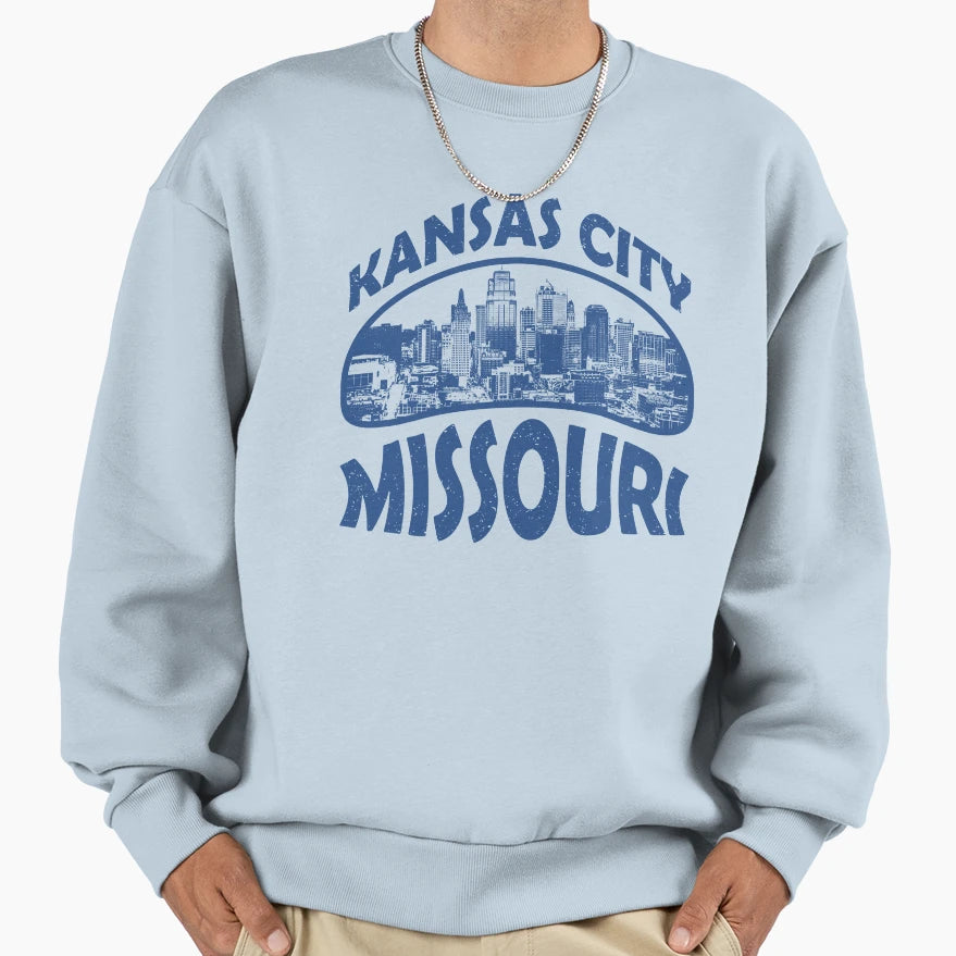 Kansas City Missouri Sweatshirt - Trendy Graphic Men Women - T-Shirt, Sweatshirt, Hoodie