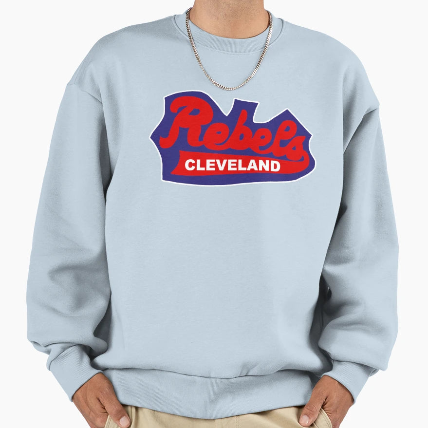 Cleveland Rebels Defunct Nba Sweatshirt - Minimalist Print for Adults - T-Shirt, Sweatshirt, Hoodie