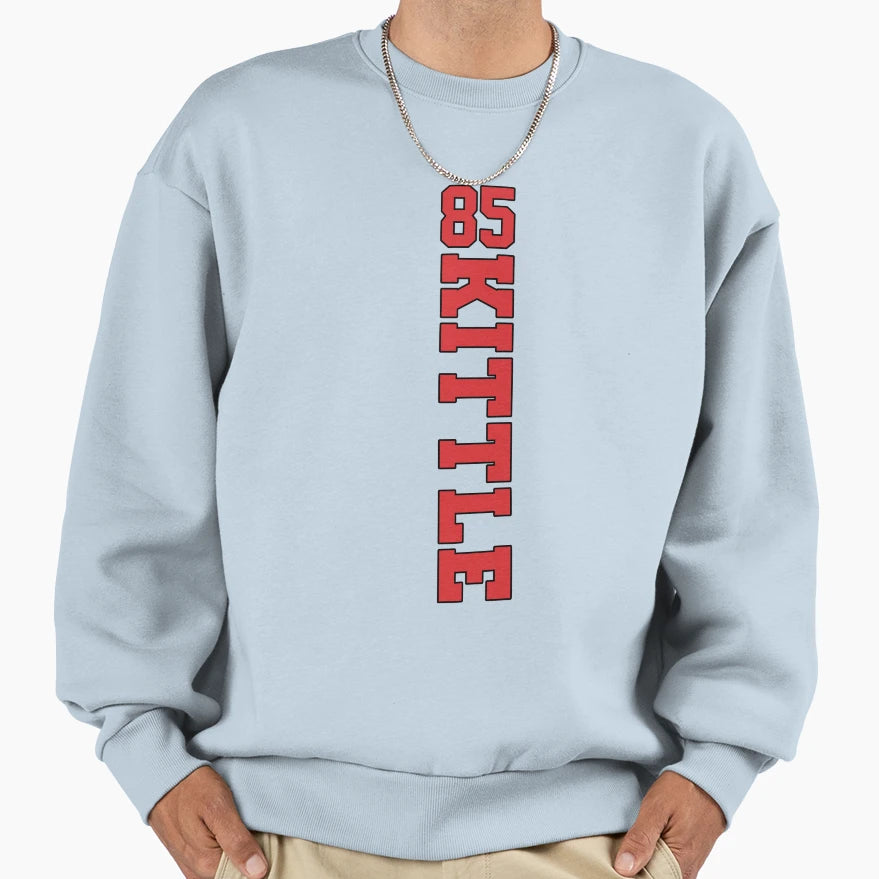 Kittle 85 Sweatshirt - Trendy Graphic Men Women - T-Shirt, Sweatshirt, Hoodie