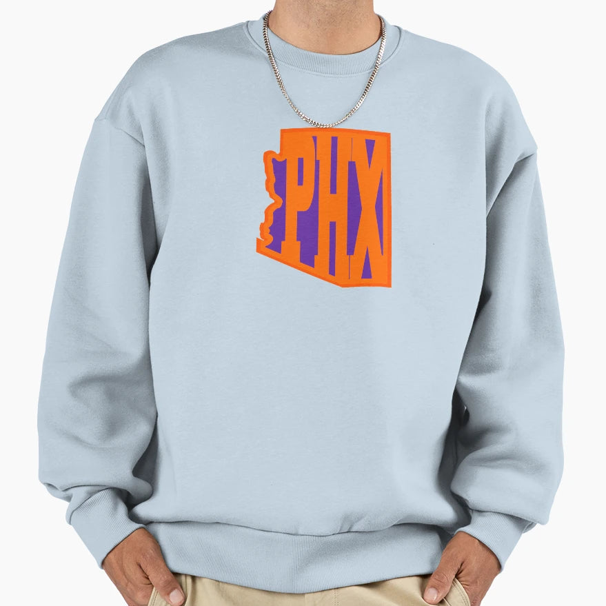 Phx Basketball Sweatshirt - Unique Graphic for Adults - T-Shirt, Sweatshirt, Hoodie
