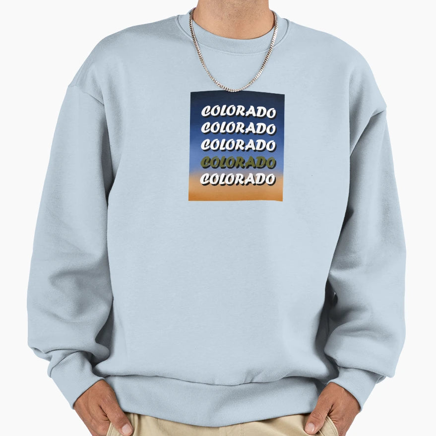Colorado Green Sweatshirt - Custom Art Print Unisex - T-Shirt, Sweatshirt, Hoodie