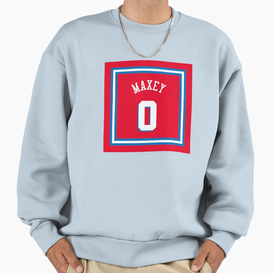 Tyrese Maxey 76Ers Sweatshirt - Custom Art Print for Adults - T-Shirt, Sweatshirt, Hoodie