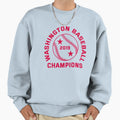 Washington Baseball 2019 Champions Sweatshirt - Trendy Graphic Men Women - T-Shirt, Sweatshirt, Hoodie