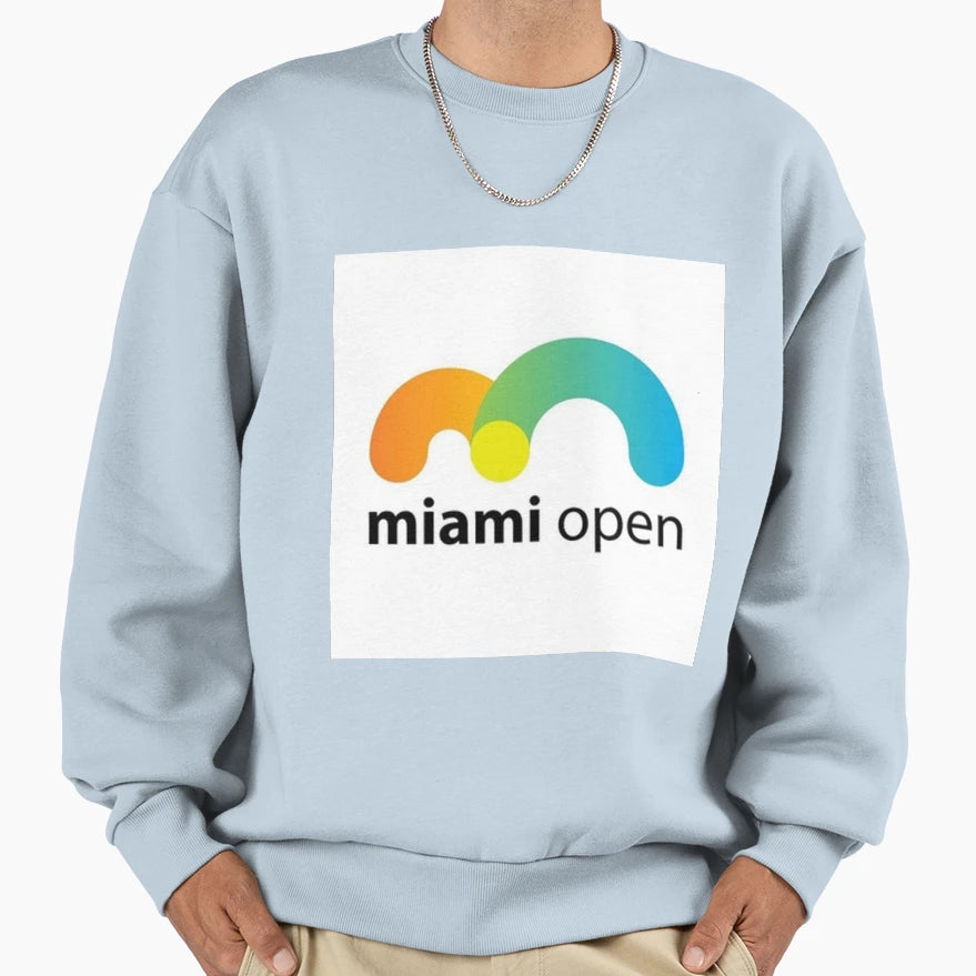 Miami Open Logo Sweatshirt - Novelty Apparel Men Women - T-Shirt, Sweatshirt, Hoodie