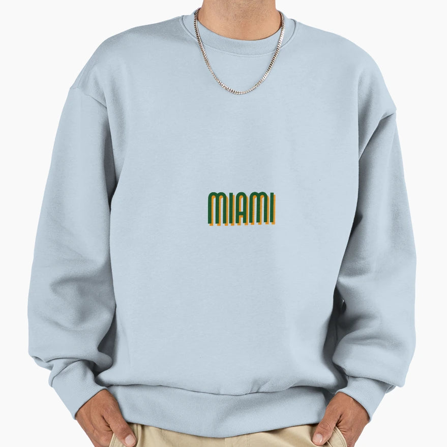 University Miami Sweatshirt - Unique Graphic for Adults - T-Shirt, Sweatshirt, Hoodie