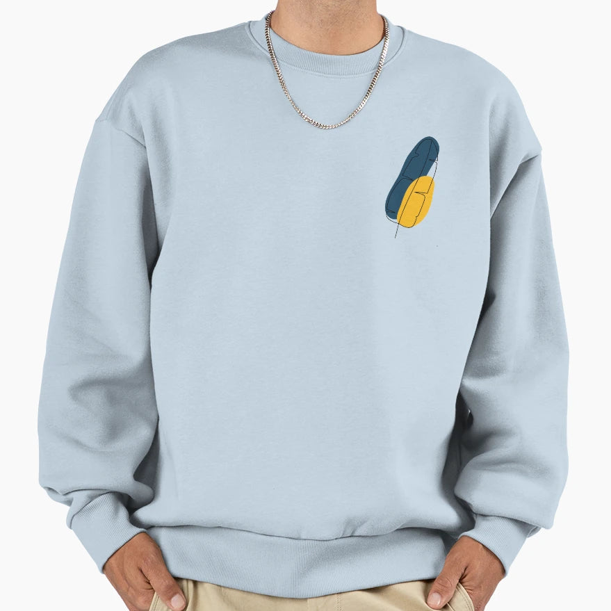 Abstract Leaf Sweatshirt - Novelty Apparel Unisex - T-Shirt, Sweatshirt, Hoodie