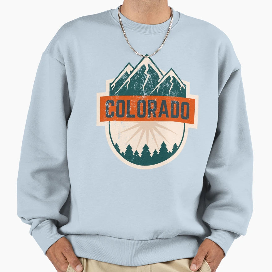 Colorado Mountain Sweatshirt - Fun Novelty Design Unisex - T-Shirt, Sweatshirt, Hoodie