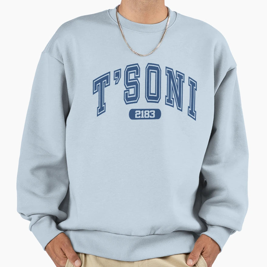 Liara Tsoni Collegiate Mass Effect Sweatshirt - Custom Art Print Men Women - T-Shirt, Sweatshirt, Hoodie