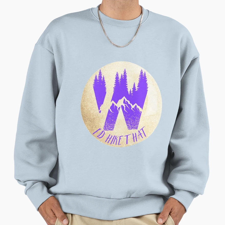 Mountain W Sweatshirt - Novelty Apparel for Adults - T-Shirt, Sweatshirt, Hoodie