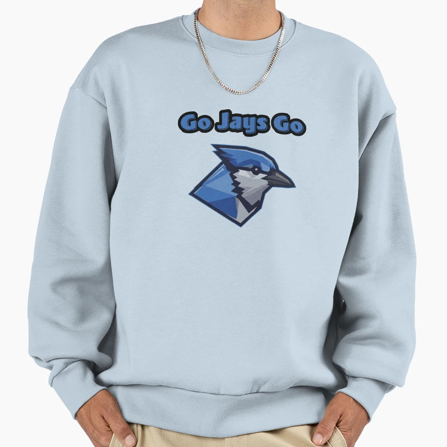 Go Jays Go Sports Fan Sweatshirt - Novelty Apparel Men Women - T-Shirt, Sweatshirt, Hoodie