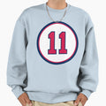 Ender Inciarte 11 Jersey Number Sweatshirt - Aesthetic Graphic Men Women - T-Shirt, Sweatshirt, Hoodie