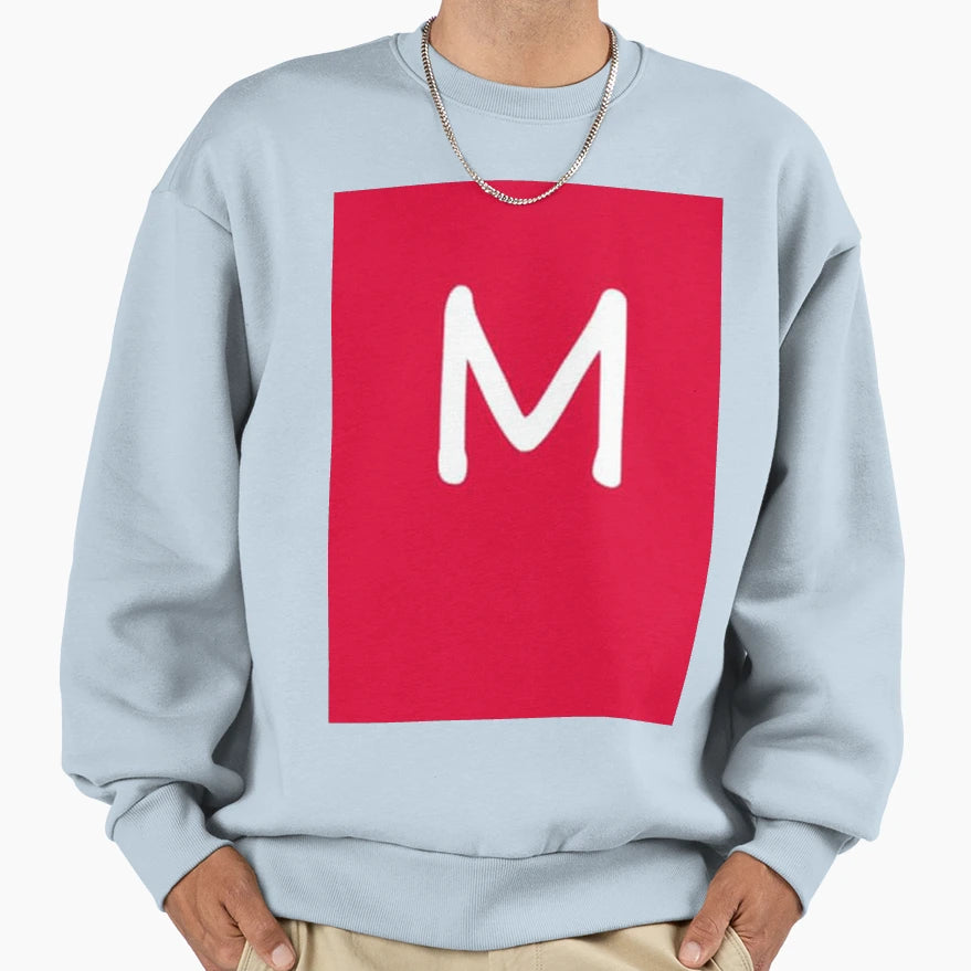 Superhero M Sweatshirt - Minimalist Print Unisex - T-Shirt, Sweatshirt, Hoodie