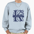 Kansas State Split Letter Monogram Sweatshirt - Trendy Graphic Unisex - T-Shirt, Sweatshirt, Hoodie