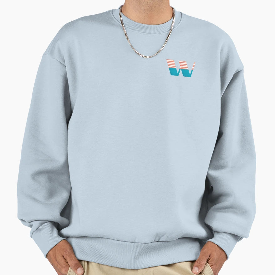 W Wheres Waldo Geometric Pattern Sweatshirt - Unique Graphic for Adults - T-Shirt, Sweatshirt, Hoodie