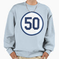 Chaz Roe 50 Jersey Number Sweatshirt - Minimalist Print Unisex - T-Shirt, Sweatshirt, Hoodie