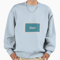 Miami Sign Sweatshirt - Minimalist Print Unisex - T-Shirt, Sweatshirt, Hoodie