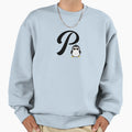 P Penguin Letter Alphabet Sweatshirt - Aesthetic Graphic Men Women - T-Shirt, Sweatshirt, Hoodie