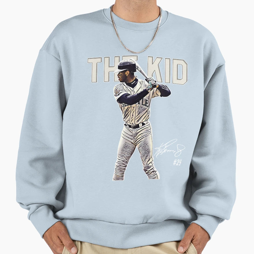 Ken Griffey Jr Seattle Baseball Sweatshirt - Fun Novelty Design Unisex - T-Shirt, Sweatshirt, Hoodie