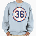 Jerry Koosman 36 Jersey Number Sweatshirt - Minimalist Print Unisex - T-Shirt, Sweatshirt, Hoodie