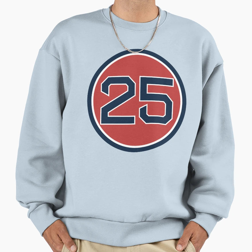 Steve Pearce 25 Jersey Number Sweatshirt - Unique Graphic Unisex - T-Shirt, Sweatshirt, Hoodie