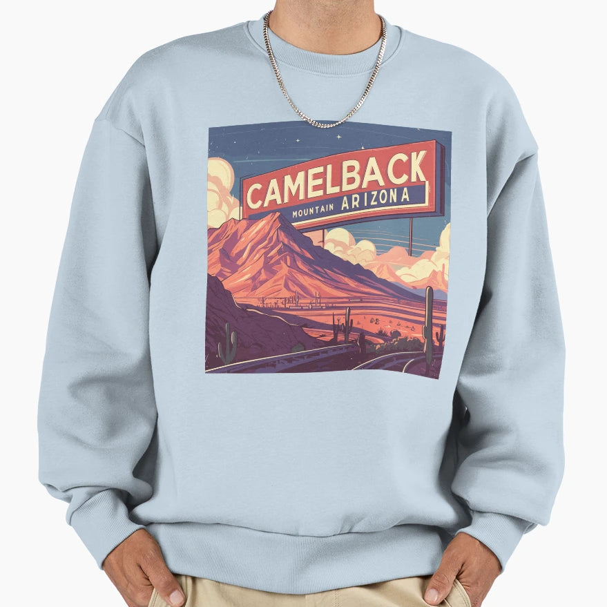 Camelback Mountain Phoenix Az Sweatshirt - Unique Graphic Unisex - T-Shirt, Sweatshirt, Hoodie