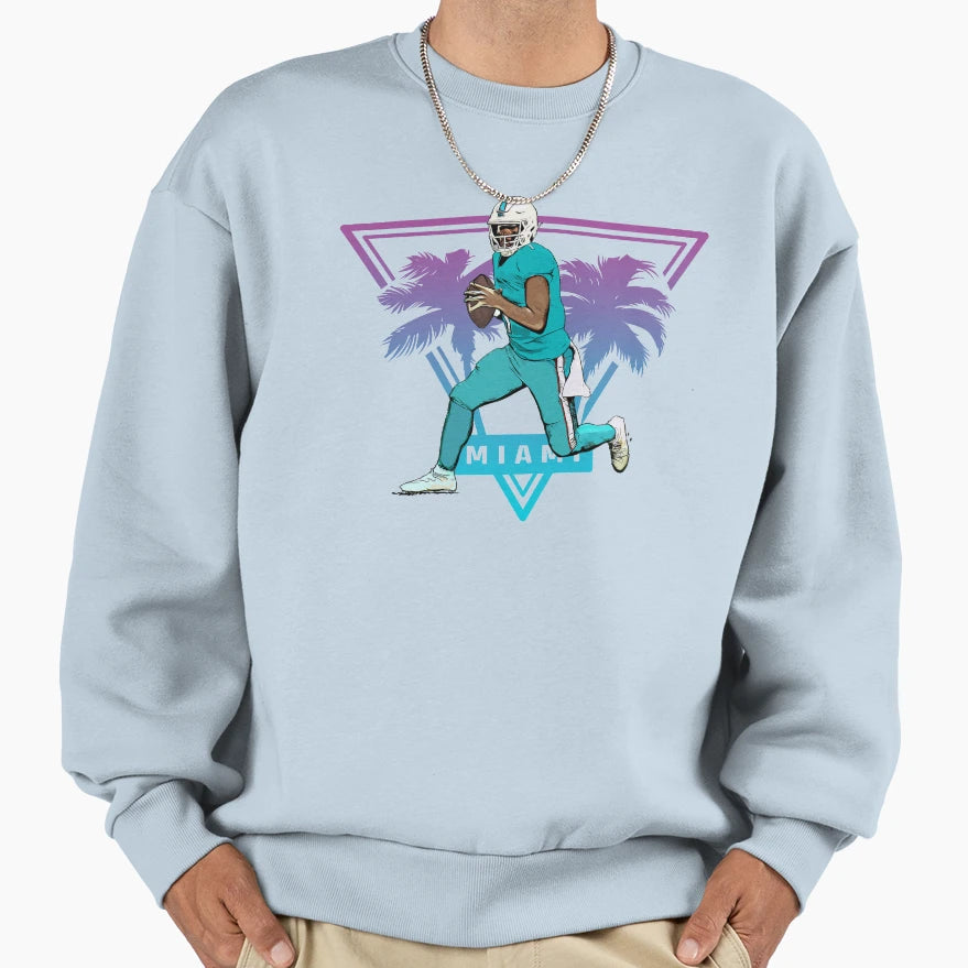 Miami Hype Sweatshirt - Fun Novelty Design Unisex - T-Shirt, Sweatshirt, Hoodie