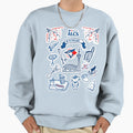 Baseball Team Sweatshirt - Graphic Print Men Women - T-Shirt, Sweatshirt, Hoodie