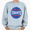 Toronto Baseball White Sweatshirt - Minimalist Print Unisex - T-Shirt, Sweatshirt, Hoodie