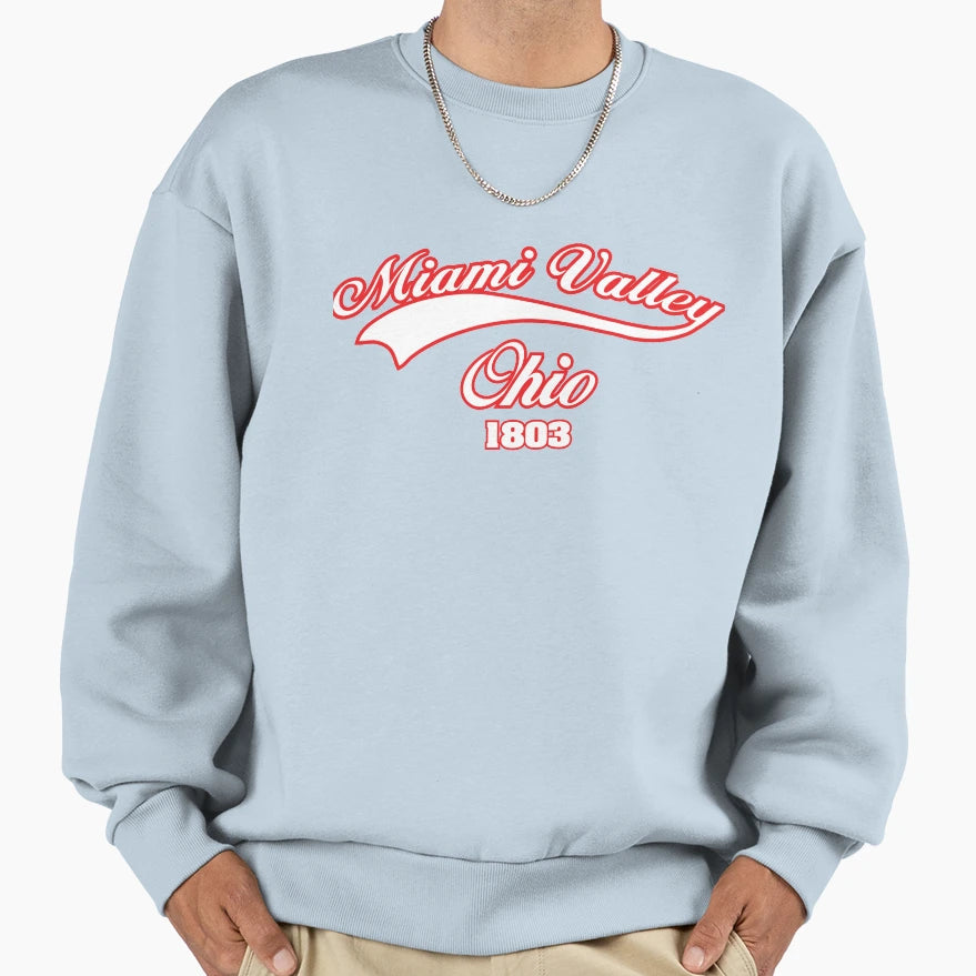 Miami Valley Ohio 1803 2 Sweatshirt - Casual Everyday Wear for Adults - T-Shirt, Sweatshirt, Hoodie