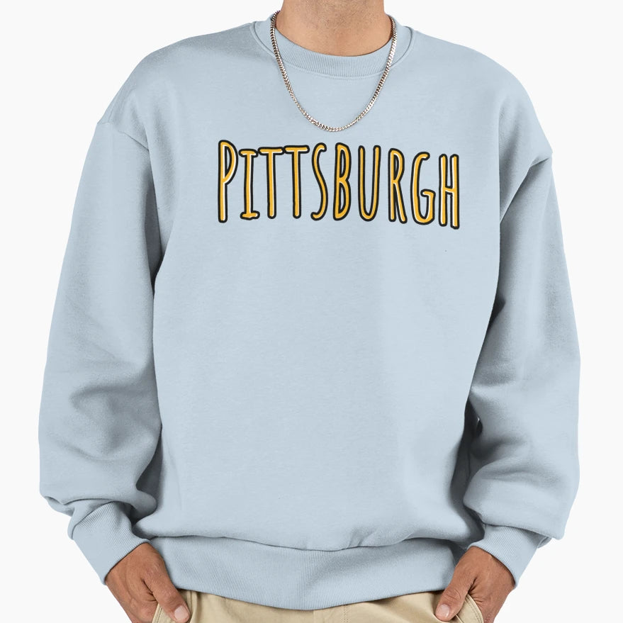 Pittsburgh Tall Text Shirts S Gifts T-Shirt - Streetwear Style Men Women - T-Shirt, Sweatshirt, Hoodie