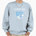 Tampa Bay Baseball City Home Map Sweatshirt - Graphic Print Men Women - T-Shirt, Sweatshirt, Hoodie