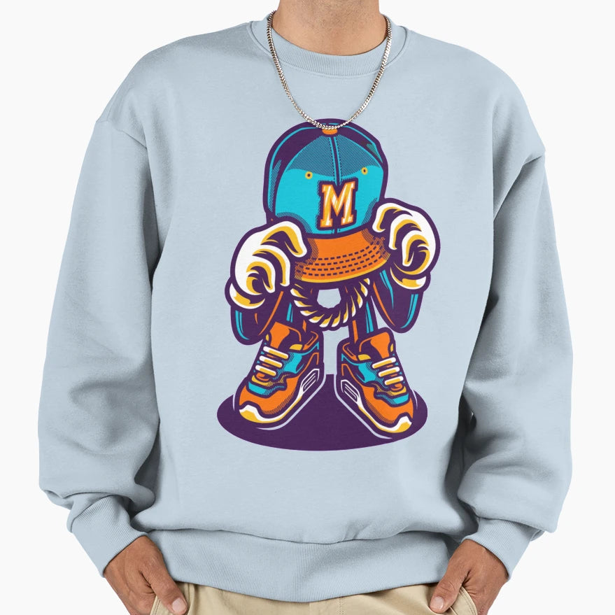 Large M T-Shirt - Graphic Print Men Women - T-Shirt, Sweatshirt, Hoodie