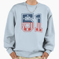 Number 51 Usa Sweatshirt - Unique Graphic Men Women - T-Shirt, Sweatshirt, Hoodie