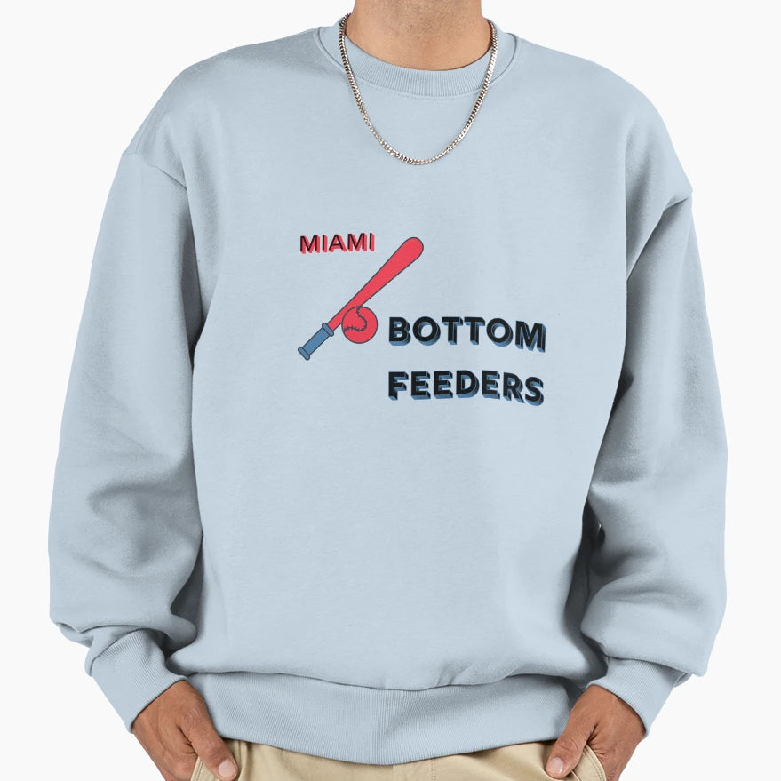 Miami Bottom Feeders Sweatshirt - Custom Art Print Unisex - T-Shirt, Sweatshirt, Hoodie