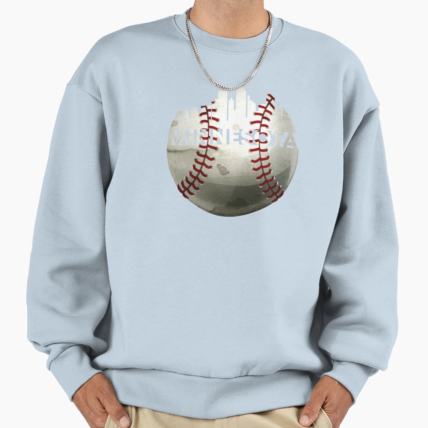 Outstanding Minnesota Baseball Sweatshirt - Custom Art Print for Adults - T-Shirt, Sweatshirt, Hoodie