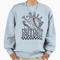 T Ball Mini Checkered Coquette Sweatshirt - Minimalist Print for Adults - T-Shirt, Sweatshirt, Hoodie