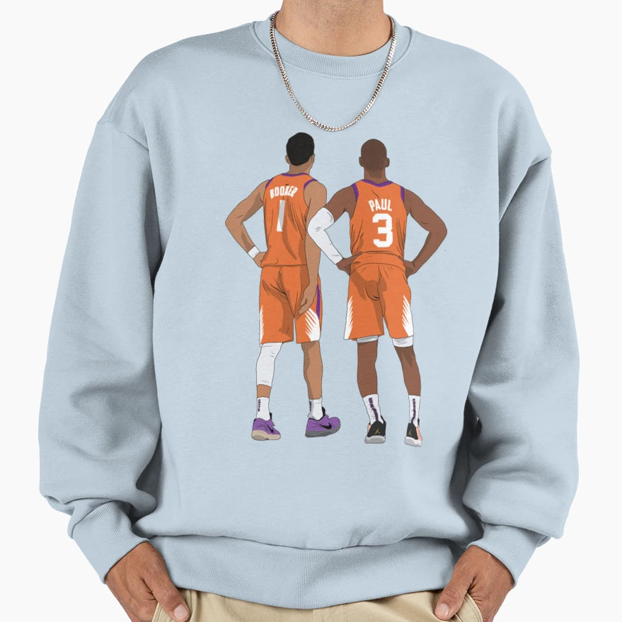 Booker Chris Paul Phoenix Sweatshirt - Minimalist Print for Adults - T-Shirt, Sweatshirt, Hoodie